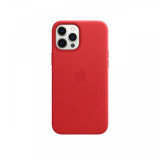 Husa Original iPhone 12 Pro Max Apple Leather, MagSafe, Red