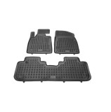 Set covorase auto din cauciuc LEXUS RX (AL20), 11.2015-, presuri tip tavita, negru