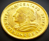 Cumpara ieftin Moneda exotica 1 CENTAVO - GUATEMALA, anul 1990 * cod 2389 = UNC + LUCIU BATERE