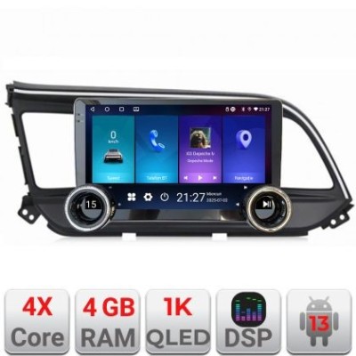 Navigatie Hyundai Elantra 2018- Kit-1581 Edotec 4+64 10.5 inch Incell 1K android Wifi 5Ghz gps internet CarStore Technology foto