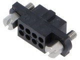 Conector mamă 8 pini, 2x4, pas 2 mm, pentru cablu-PCB
