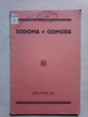 Sodoma si Gomora - IOSIF TRIFA , 1929 , ilustrata foto