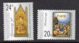 UNGARIA 1998, Craciun, arta, Pictura, MNH, serie neuzata