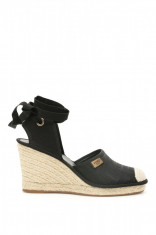 Espadrile dama Fendi, Fendi ff wedge espadrilles 8V7072 ABN2 F0ABB Negru foto