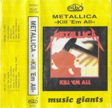 Casetă audio Metallica - Kill 'Em All, Casa de discuri Elbo, Produs &icirc;n Polonia, Stare foarte bună