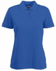 Tricou polo FRUIT OF THE LOOM Lady Blue foto