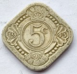 311. Moneda Olanda 5 cents 1943