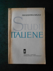 ALEXANDRU BALACI - STUDII ITALIENE volumul 3 foto