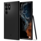 Husa Samsung Galaxy S22 Ultra 5G Spigen Thin Fit, negru