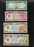 Set Afganistan 50 + 100 + 500 + 1000 afganis aunc/unc