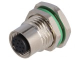 Soclu M12 PIN 12 mamă IP67 A-DeviceNet/CANopen