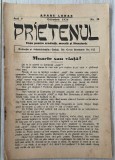 1934 PRIETENUL nr.38 , rev. evreilor mesianici creștini evanghelici din Rom&acirc;nia, Isaac Feinstein, Galati, mentor Richard Wurmbrand / Theodore Herzl