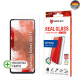 Cumpara ieftin Folie pentru Samsung Galaxy S23 FE, Displex Real Glass + Case, Clear
