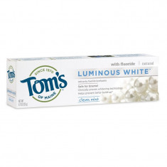 Pasta de Dinti cu Fluor - Tom&amp;#039;s Of Maine - Luminous White - 133gr foto