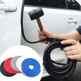 Cheder Protectie Usa Auto Rosu 5m cu Insertie Metalica - Banda Ornament Margine Universal Antizgarieturi