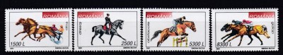 ROMANIA 2001 LP 1557 HIPISM SERIE MNH foto