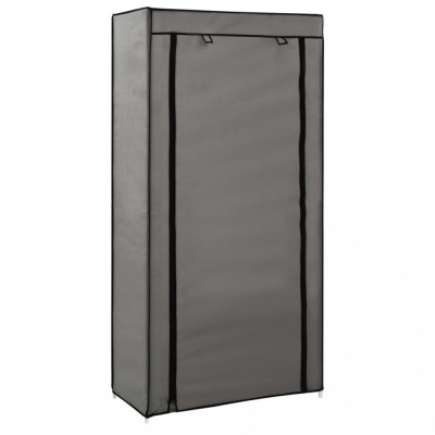 Pantofar cu husă, gri, 58x28x106 cm, material textil foto
