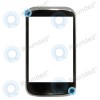Husa frontala HTC Desire C, piesa de schimb argintie LH120613