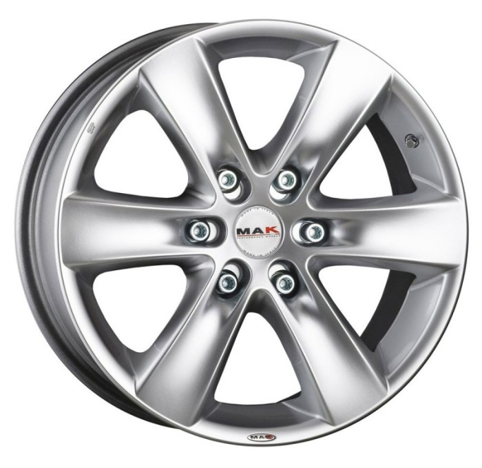 Jante MAZDA BT-50 8J x 18 Inch 6X139,7 et0 - Mak Sierra Hyper Silver - pret / buc Jante MAZDA BT-50 8J x 18 Inch 6X139,7 et0 - Mak Sierra Hyper Silver - pret / buc
