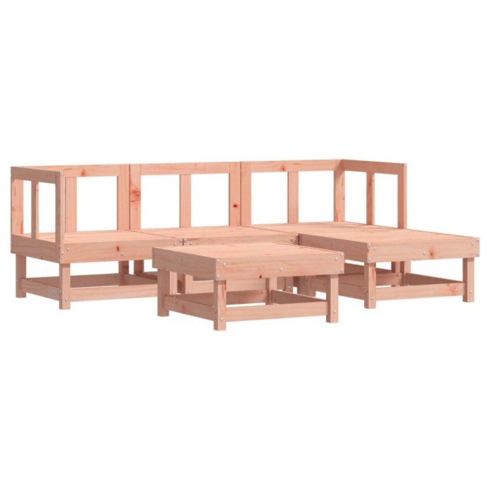 Set mobilier relaxare de gradina, 5 piese, lemn masiv douglas