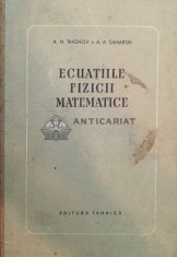Ecuatiile fizicii matematice - 1956 - A. N. Tihonov (@B32)