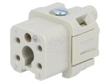 Conector HDC Inserturi de Contact Mamă HTS HA PIN 5 4 PE, TE Connectivity