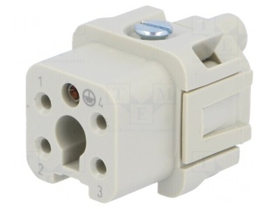 Conector HDC Inserturi de Contact Mamă HTS HA PIN 5 4 PE foto