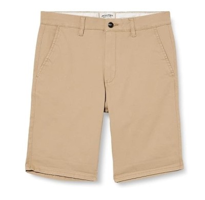 Pantaloni scurti chino pentru barbati Jack Jones Jpstdave Jjchino 12182549, bej, M - OUTLET foto