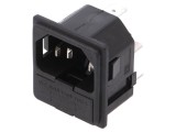 Conector de alimentare AC 10A 250VAC IEC 60320
