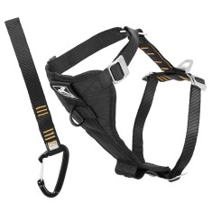 Ham de siguranță Kurgo Tru-Fit Smart Harness, negru L foto