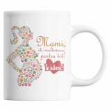 Cana alba personalizata &quot;Mami, iti multumesc pentru tot!&quot;, INOVATIX&reg;. 330ml, Oem