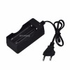 Incarcator Acumulatori Li-Ion 2x3.7V Universal 18650, Indicator LED Incarcare, Protectie Supraincarcare, Negru