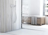 Profil de panta cadita de dus 140cm Brush nickel