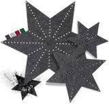 Set de 3 naproane S&oslash;lmo, pasla, gri inchis, 9,5/14,5/27,5 cm