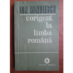 Ion Minulescu - Corigent la limba romana