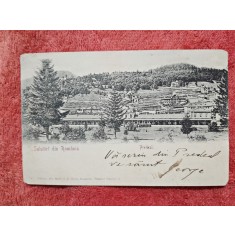 Carte postala, Predeal, perioada interbelica