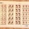 TIMBRE ROMANIA LP11277/1992 PERTELAN ROM&Acirc;NESC SET 5 COLI 25 TIMBRE -MNH