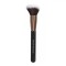 Pensulă Machiaj Kabuki, Flat, Negru, 17.5cm