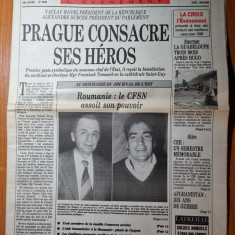 ziarul francez "le croix" 30 decembrie 1989-interviu petre roman,revolutia