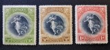 Barbados 1920 Seria "Victoria / Pace după Primul Război Mondial" (Set de 3 Mărci Poștale MH / Neștampilate cu Șarnieră) - A964