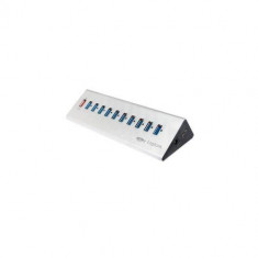 Hub USB Logilink High Speed UA0229 11x USB 3.2 gen 1 Silver foto