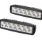 Set 2 Proiectoare LED Auto Offroad 18W, 12V-24V, 1320 Lumeni, 16 cm, BZRSH