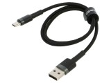 Cablu USB 2.0 High Speed A la C 0,5m negru