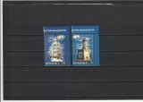 ROMANIA 2009 LP 1853 LP 1853 a 100 ANI PORTUL CONSTANTA SERIE SI BLOC MNH, Nestampilat