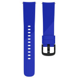 Curea silicon, compatibila Ticwatch E, telescoape Quick Release, 20mm, Blue