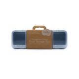 Cutie Snack 4 Compartimente Melii Luxe Plastic Albastru Sigur Alimentar