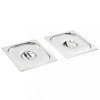 Capace pentru tavă GN 1/2, 2 buc., oțel inoxidabil 50891