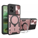 Husa pentru Motorola Moto G35, Techsuit, CamGuard Pro, Roz Aurie