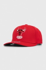 Mitchell&amp;Ness șapcă din amestec de l&acirc;nă culoarea rosu, cu imprimeu