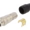 Conector circular mufă mamă 4 pini 2A
